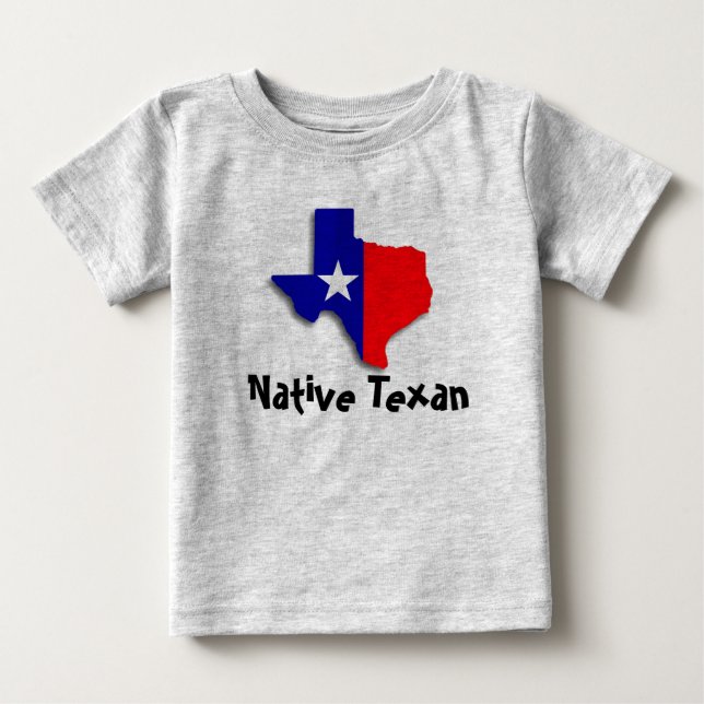 T-shirt Pour Bébé Texan d'origine (Devant)