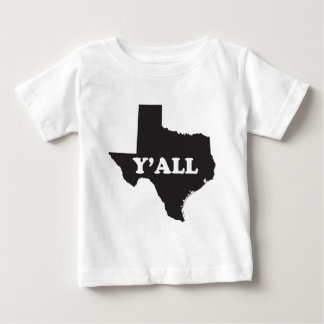 T-shirt Pour Bébé Texas Yall