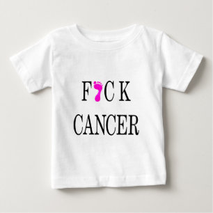 T-shirt Pour Bébé texte mou de cancer de f*ck
