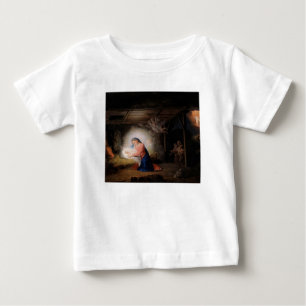 T-shirt Pour Bébé The Nativity of Christ (by Vladimir Borovikovsky)