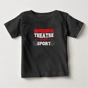 T-shirt Pour Bébé Théâtre d'acteur mignon pour femmes est mon cadeau