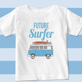 T-shirt Pour Bébé Thème Surf rétro Kombi