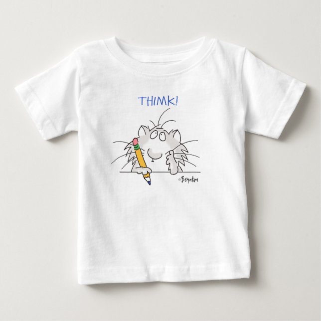 T-shirt Pour Bébé THIMK ! par Boynton (Devant)