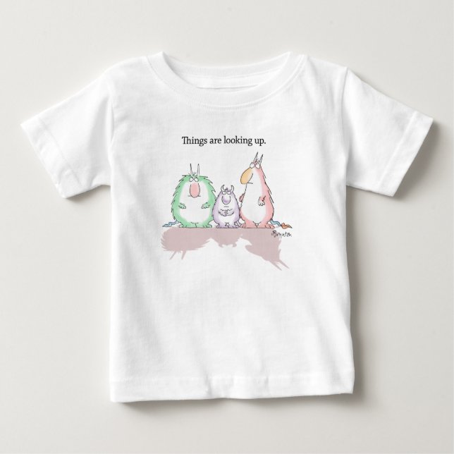 T-shirt Pour Bébé THINGS ARE LOOKING UP par Sandra Boynton (Devant)