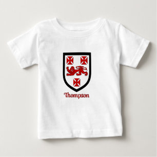 T-shirt Pour Bébé Thompson Family Shield