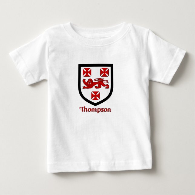 T-shirt Pour Bébé Thompson Family Shield (Devant)