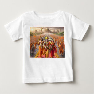 T-shirt Pour Bébé Threads Divins : Embrassez le pouvoir du Seigneur 