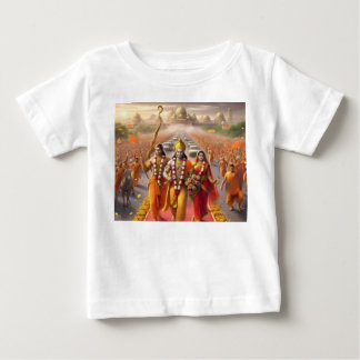 T-shirt Pour Bébé Threads Divins : Embrassez le pouvoir du Seigneur 