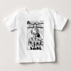 T-shirt Pour Bébé Three Green Lanterns Comic Cover, Black and White