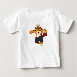 T-shirt Pour Bébé Tiger dans les arts martiaux Karate