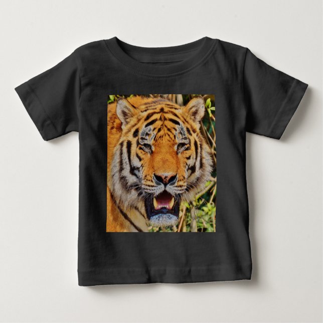 T-shirt Pour Bébé Tigre (Devant)