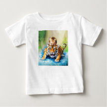 tigre avec bébé