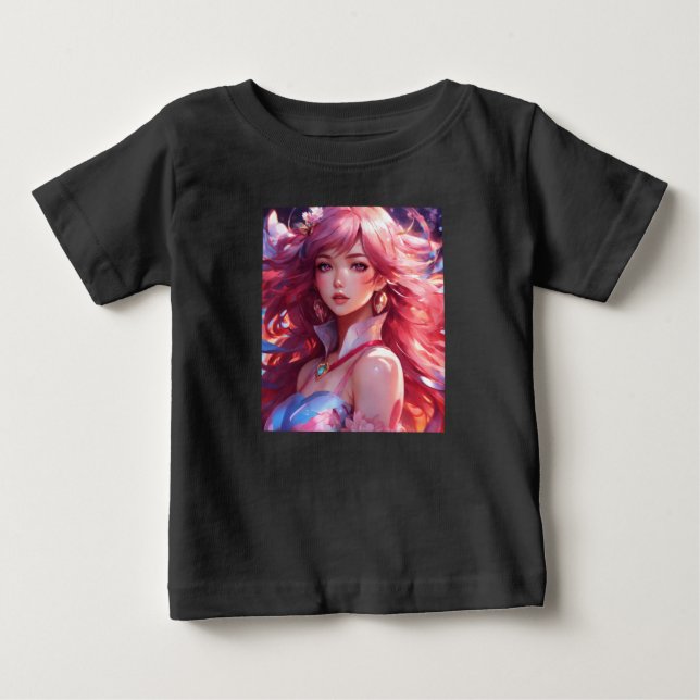 T-shirt Pour Bébé Tilt Shift Anime Baby Tee (Devant)