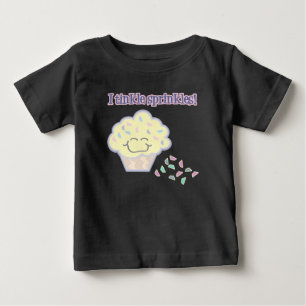 T-shirt Pour Bébé tinkle saupoudrer drôle cupcake