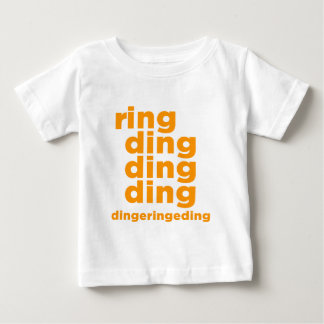 T-shirt Pour Bébé Tintement de tintement de tintement d'anneau