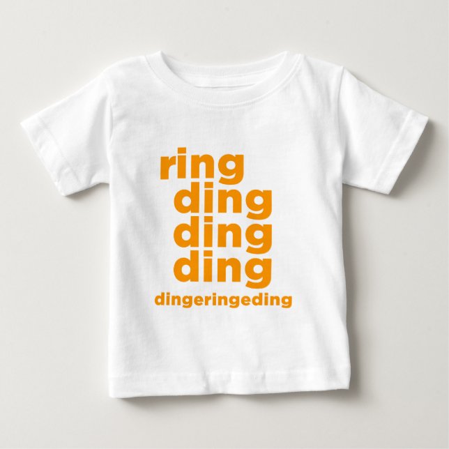 T-shirt Pour Bébé Tintement de tintement de tintement d'anneau (Devant)