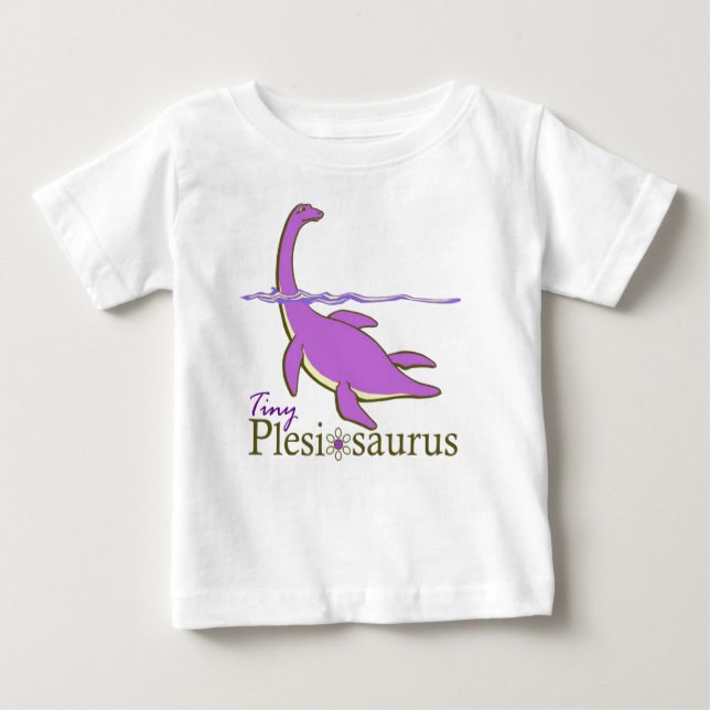 T-shirt Pour Bébé Tiny Plesiosaure (Devant)