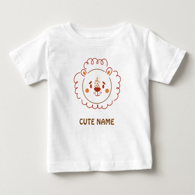 T-shirt Pour Bébé Tiny Roar (Devant)