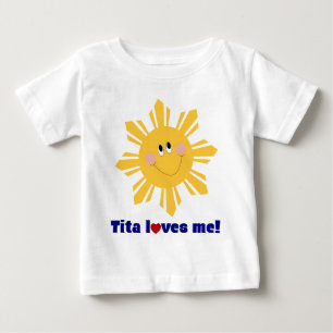 T-shirt Pour Bébé Tita m'aime pièce en t infantile