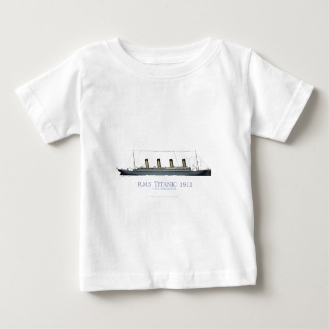 T-shirt Pour Bébé Titanic 1912 (Devant)