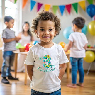 T-shirt Pour Bébé Today I turn 3 years old