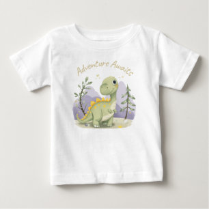 T-shirt Pour Bébé Toddler Dinosaure Mignon