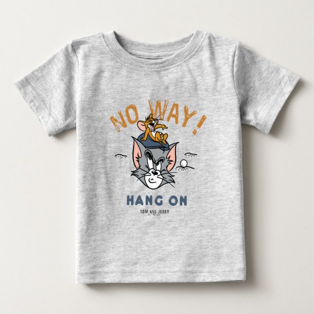 T-shirt Pour Bébé Tom & Jerry Golfing "No Way" (Devant)