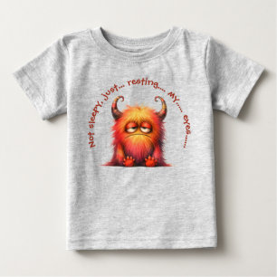 T-shirt Pour Bébé Tommy : Le monstre NO Nap