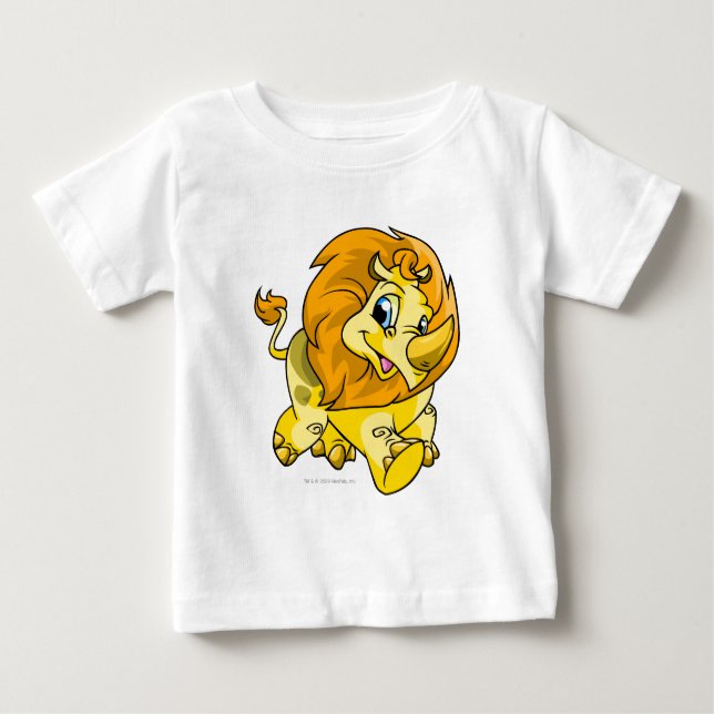 T-shirt Pour Bébé Tonu jaune (Devant)