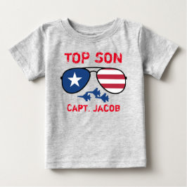 T-shirt Pour Bébé Top Son US Air Force Fighter Jet