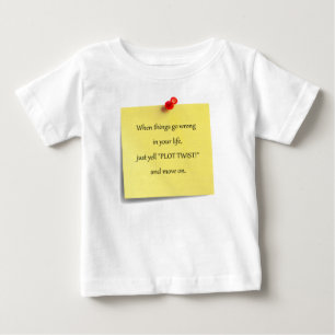 T-Shirt pour bébé torsion de terrain