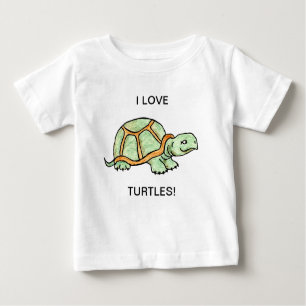 T-shirt Pour Bébé Tortue