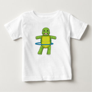 T-shirt Pour Bébé Tortue à Fitness avec pneus Fitness