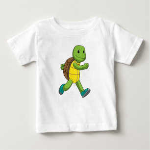 T-shirt Pour Bébé Tortue en course