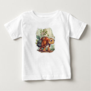 T-shirt Pour Bébé Tortue en tournée