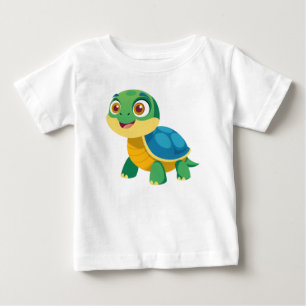 T-shirt Pour Bébé Tortue et coquille