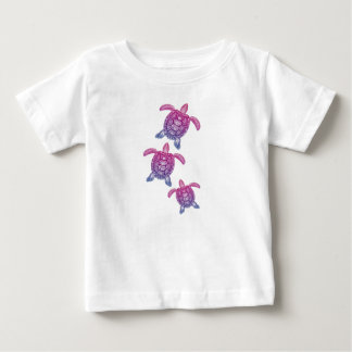 T-shirt Pour Bébé Tortue polynésienne