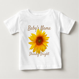 T-shirt Pour Bébé Tournesol brillant