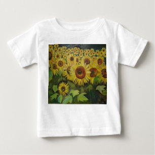T-shirt Pour Bébé Tournesols