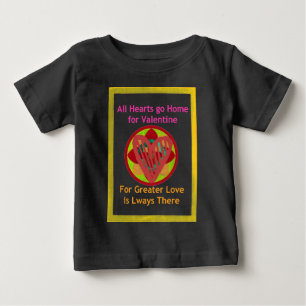 T-shirt Pour Bébé Tous les coeurs rentrent à la maison pour l'art Va