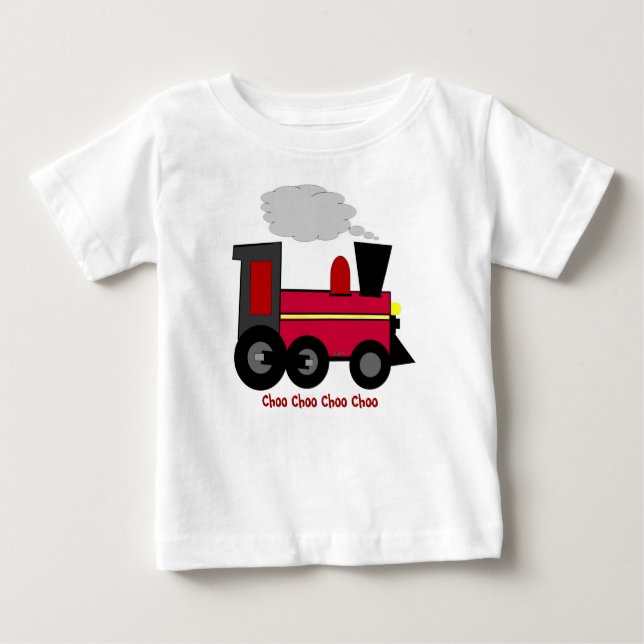 T-shirt Pour Bébé Train Choo Choo (Devant)