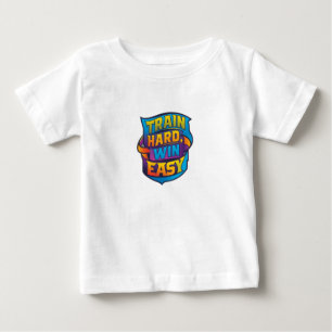 T-SHIRT POUR BÉBÉ TRAIN FORT GAGNER FACILEMENT