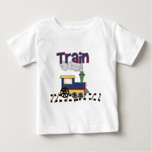 T-shirt Pour Bébé Train sur rail