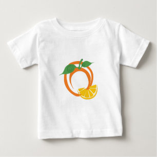 T-shirt Pour Bébé Tranches oranges