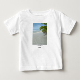 T-shirt Pour Bébé Tranquillité sur l'île de Sanibel