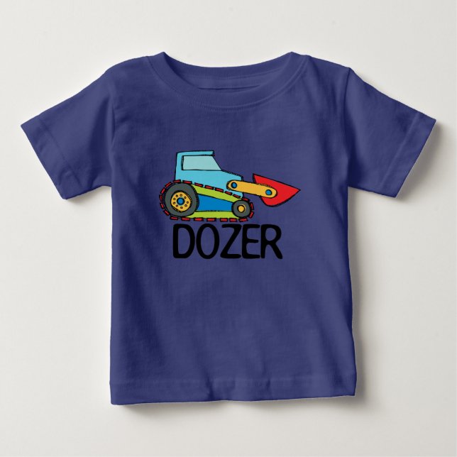 T-shirt Pour Bébé Transport des bulles de Dozer (Devant)