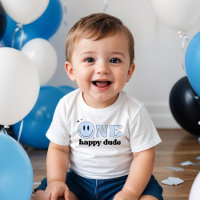 TRAVIS One Happy Dude Yellow Smile Face