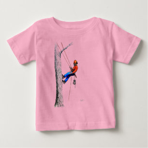 T-shirt Pour Bébé Tree Surgeon Arborist Forester