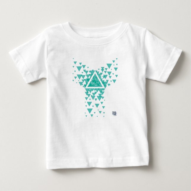 T-shirt Pour Bébé Triangle (Devant)
