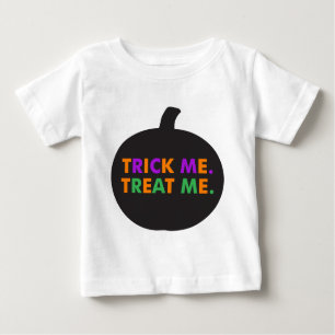 T-shirt Pour Bébé Trick Me Traite, Couleurs Multiples